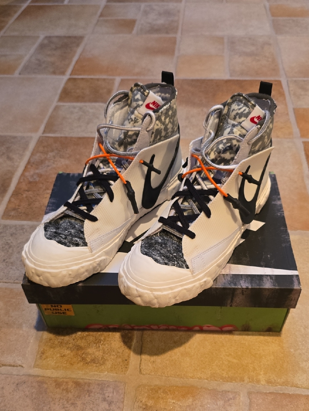 Nike Blazer Mid Readymade White CZ3589 100 Size 10.5 (Used, Great Condition)! - Picture 3 of 8